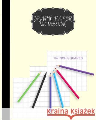 Graph Paper Notebook 1/4 inch squares: Graph Paper Composition Book For Children and Women 8 x 10 inch, 122 Pages Leann S. Warren 9781725528376 Createspace Independent Publishing Platform - książka