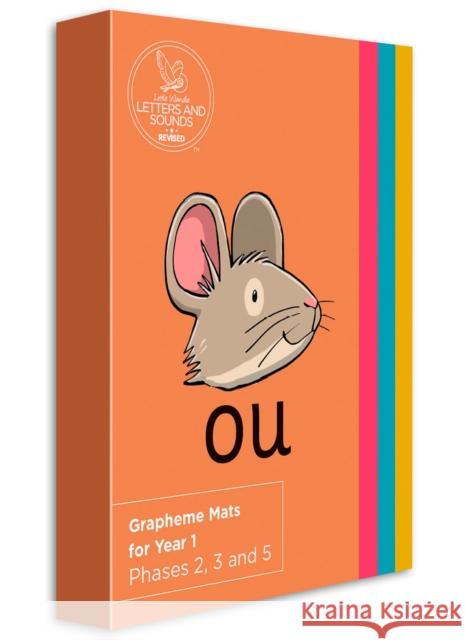 Grapheme Mats for Year 1 (pack of 10): Phases 2, 3 and 5 Wandle Learning Trust and Little Sutton Primary School 9780008563707 HarperCollins Publishers - książka