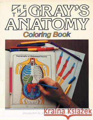 Gray's Anatomy Coloring Book Henry Gray 9781684112920 www.bnpublishing.com - książka