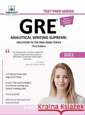 GRE Analytical Writing Supreme: Solutions to the Real Essay Topics Vibrant Publishers 9781636511450 Vibrant Publishers - książka