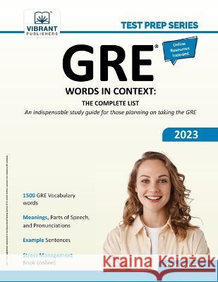GRE Words In Context: The Complete List Vibrant Publishers 9781636511290 Vibrant Publishers - książka