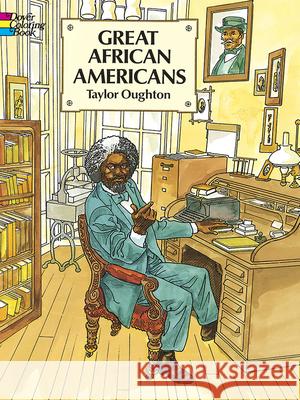 Great African Americans Coloring Book Taylor Oughton 9780486288789 Dover Publications - książka