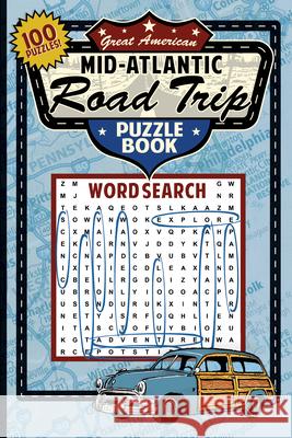 Great American Mid-Atlantic Road Trip Puzzle Book Applewood Books 9781945187186 Grab a Pencil Press - książka