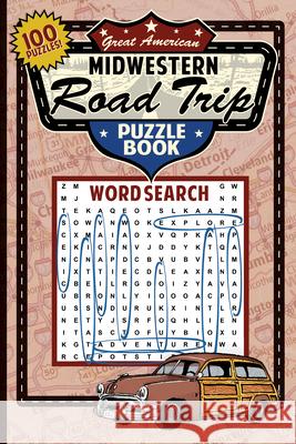 Great American Midwestern Road Trip Puzzle Book Applewood Books 9781945187209 Grab a Pencil Press - książka