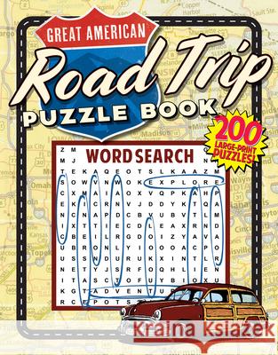 Great American Road Trip Puzzle Book Applewood Books 9781945187148 Grab a Pencil Press - książka