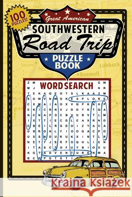 Great American Southwestern Road Trip Puzzle Book Applewood Books 9781945187193 Grab a Pencil Press - książka