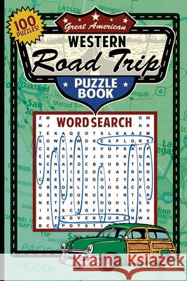Great American Western Road Trip Puzzle Book Applewood Books 9781945187223 Grab a Pencil Press - książka