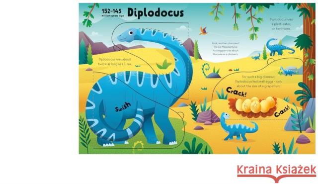 Great Big Dinosaurs (with great big flaps) Alice Beecham 9781805077114 Usborne Publishing Ltd - książka