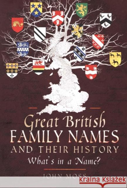 Great British Family Names and Their History: What's in a Name? John Moss 9781526722805 Pen and Sword History - książka