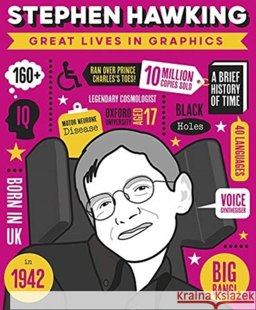 Great Lives in Graphics: Stephen Hawking Books Button   9781787080645 Button Books - książka