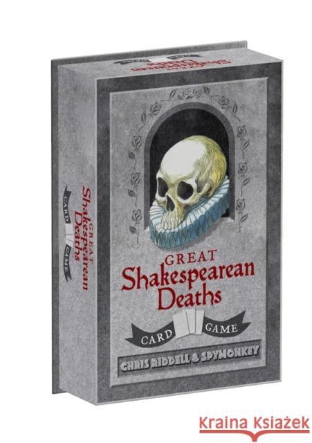 Great Shakespearean Deaths Card Game Riddell, Chris 9781452162478 Chronicle Books - książka