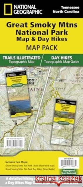 Great Smoky Mountains Day Hikes and National Park Map [Map Pack Bundle] National Geographic Maps 9781566958349 National Geographic Maps - książka