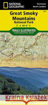 Great Smoky Mountains National Park Map National Geographic Maps 9781566953016 Rand McNally & Company - książka