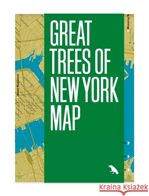 Great Trees Of New York Map Allison Meier 9781912018772 Blue Crow Media - książka