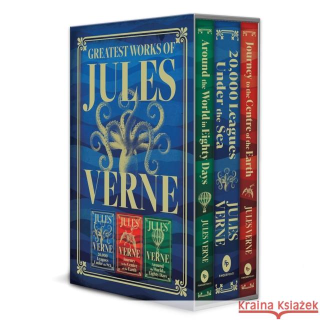 Greatest Works of Jules Verne Jules Verne 9789362144409 Fingerprint! Publishing - książka
