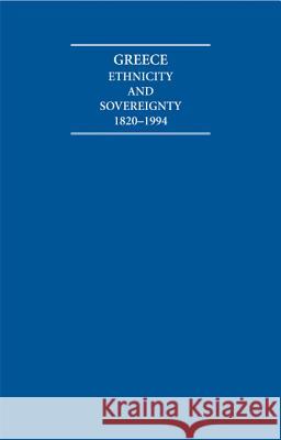 Greece: Ethnicity and Sovereignty 1820-1994 Atlas and Documents Wagstaff, J. M. 9781852078959 CAMBRIDGE UNI PRESS ARCHIVE ED - książka