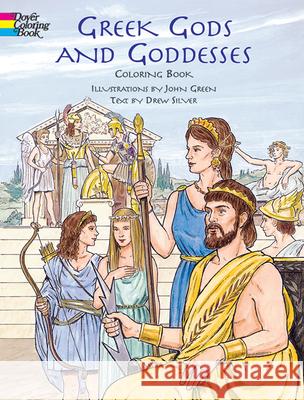 Greek Gods and Goddesses John Green Drew Silver 9780486418629 Dover Publications - książka