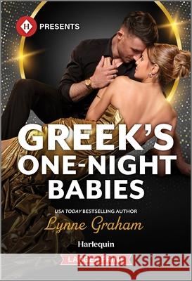 Greek's One-Night Babies Lynne Graham 9781335631497 Harlequin Presents Larger Print - książka