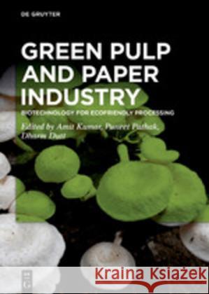 Green Pulp and Paper Industry: Biotechnology for Ecofriendly Processing Amit Kumar, Puneet Pathak, Dharm Dutt 9783110591842 De Gruyter - książka