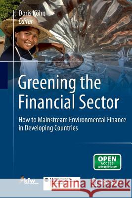 Greening the Financial Sector: How to Mainstream Environmental Finance in Developing Countries Köhn, Doris 9783642431807 Springer - książka