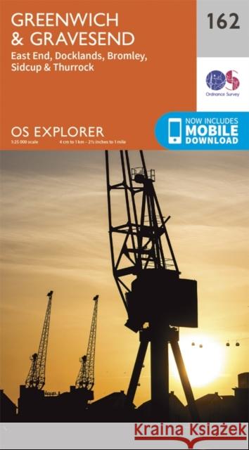 Greenwich and Gravesend Ordnance Survey 9780319243558 Ordnance Survey - książka