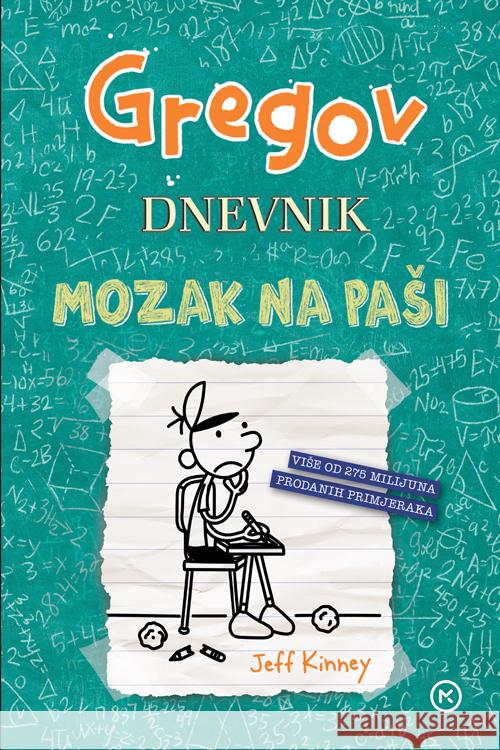 Gregov Dnevnik 18: Mozak Na Pai Kinney, Jeff 9789531435048 Mozaik knjiga - książka