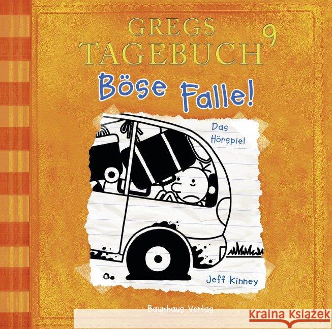 Gregs Tagebuch - Böse Falle!, Audio-CD : Das Hörspiel Kinney, Jeff 9783785756195 Bastei Lübbe - książka