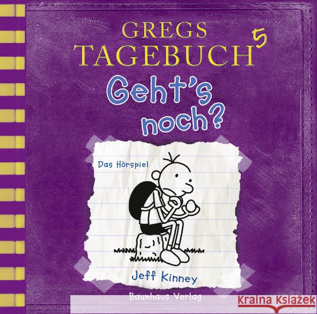 Gregs Tagebuch - Geht's noch?, Audio-CD : Das Hörspiel Kinney, Jeff 9783785756157 Bastei Lübbe - książka