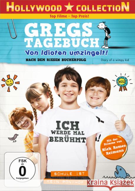 Gregs Tagebuch, Von Idioten umzingelt, 1 DVD : USA Kinney, Jeff 4010232051875 2th Century Fox - książka