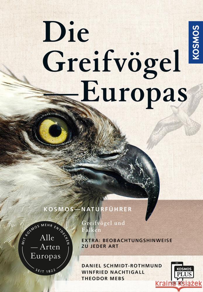 Greifvögel Europas Mebs, Theodor, Schmidt-Rothmund, Daniel, Nachtigall, Winfried 9783440168158 Kosmos (Franckh-Kosmos) - książka
