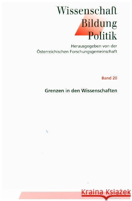 Grenzen in Den Wissenschaften Schmidinger, Heinrich 9783205207726 Böhlau Wien - książka