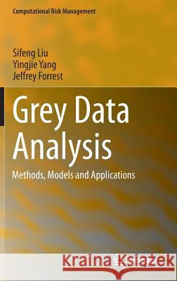 Grey Data Analysis: Methods, Models and Applications Liu, Sifeng 9789811018404 Springer - książka