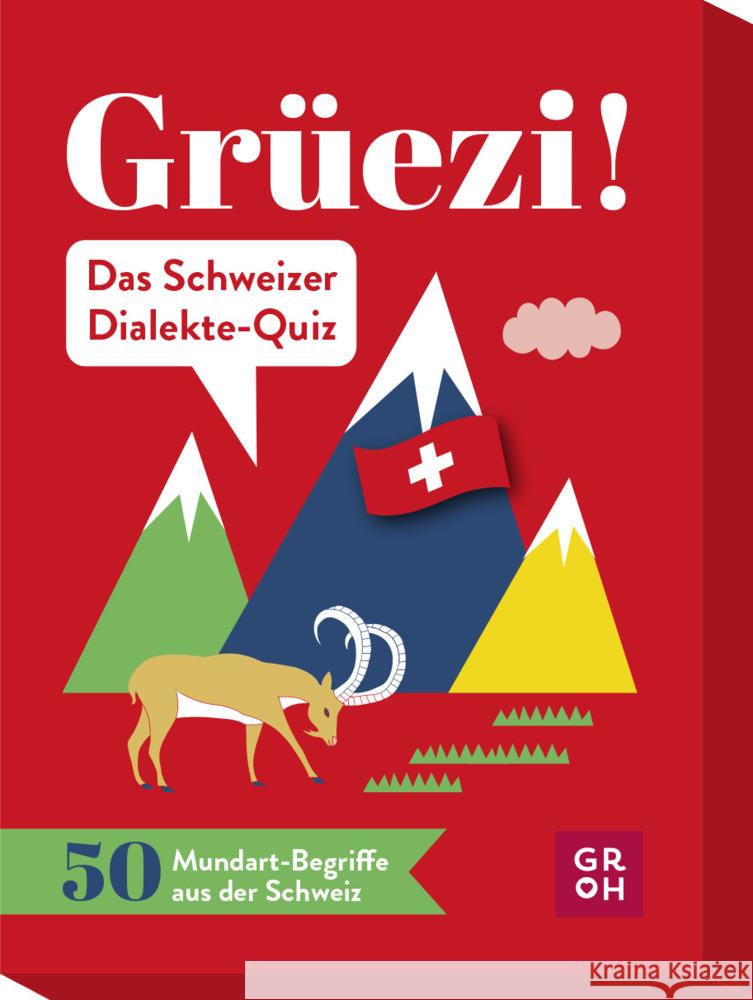 Grüezi! Das Schweizer Dialekte-Quiz Novel, Ariane 4036442011423 Groh Verlag - książka