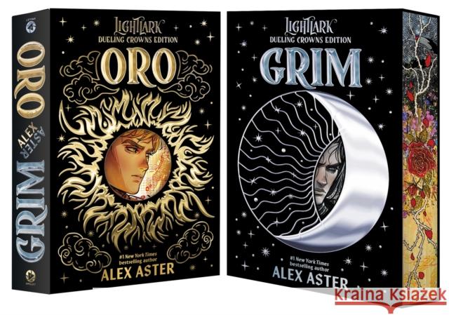 Grim and Oro: Dueling Crowns Edition (A Lightlark Saga Deluxe Companion Book) Alex Aster 9781419785627 Amulet Books - książka