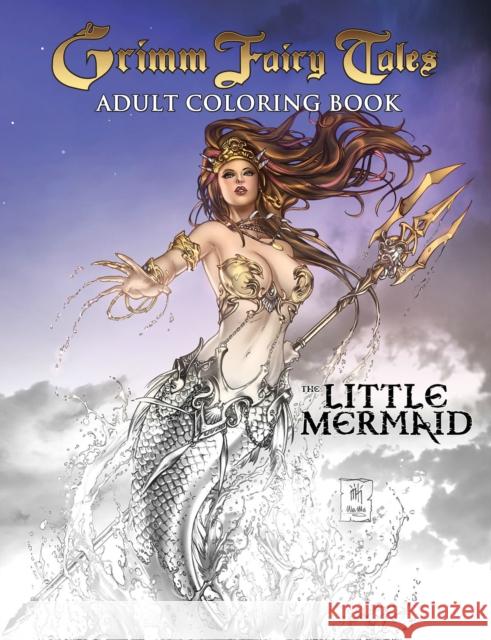 Grimm Fairy Tales Adult Coloring Book: The Little Mermaid Meredith Finch Miguel Mendonca 9781942275848 Zenescope Entertainment - książka