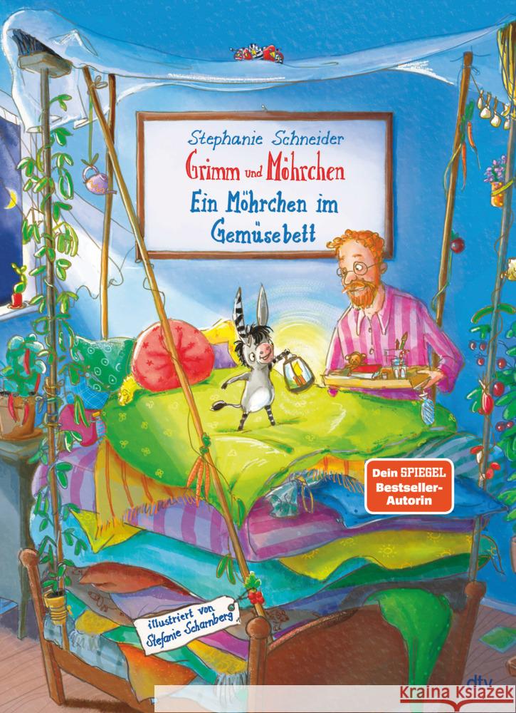 Grimm und Möhrchen - Ein Möhrchen im Gemüsebett Schneider, Stephanie 9783423764568 DTV - książka