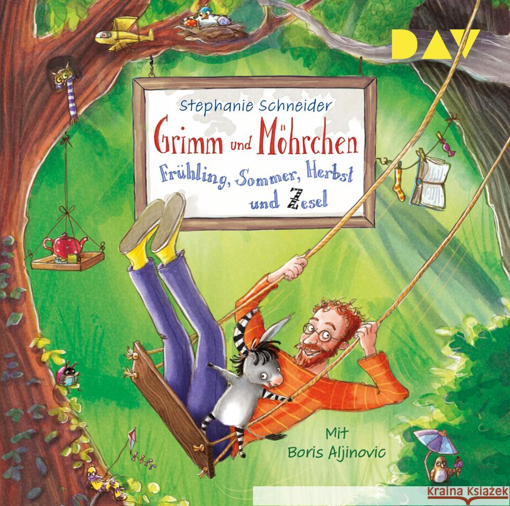 Grimm und Möhrchen - Teil 2: Frühling, Sommer, Herbst und Zesel, 2 Audio-CD Schneider, Stephanie 9783742423016 Der Audio Verlag, DAV - książka