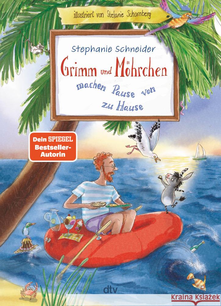 Grimm und Möhrchen machen Pause von zu Hause Schneider, Stephanie 9783423764353 DTV - książka