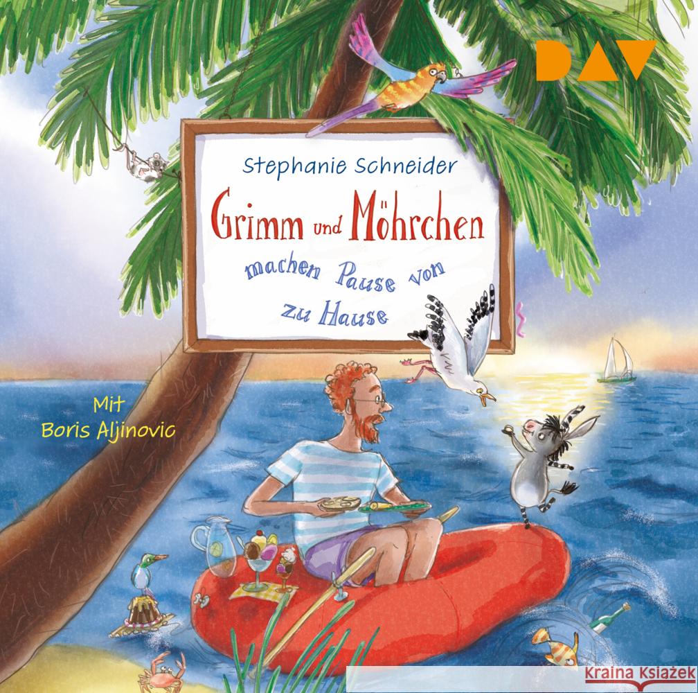 Grimm und Möhrchen machen Pause von zu Hause (Teil 3), 1 Audio-CD Schneider, Stephanie 9783742426413 Der Audio Verlag, DAV - książka