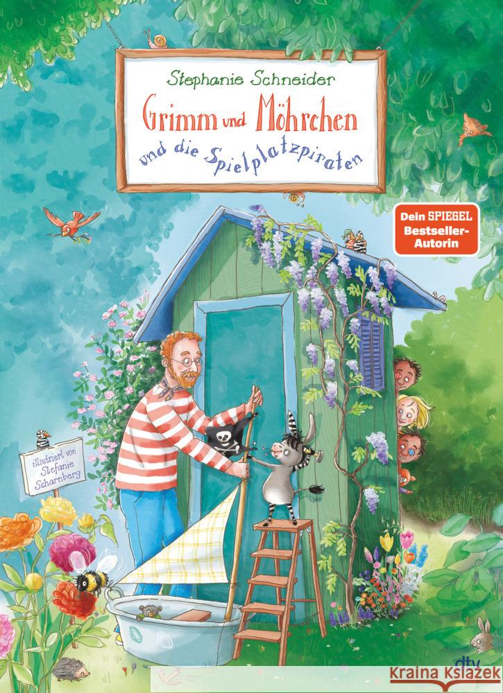 Grimm und Möhrchen und die Spielplatzpiraten Schneider, Stephanie 9783423765527 DTV - książka
