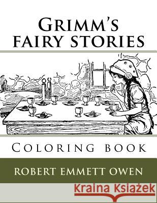 Grimm's fairy stories: Coloring book Guido, Monica 9781719391597 Createspace Independent Publishing Platform - książka