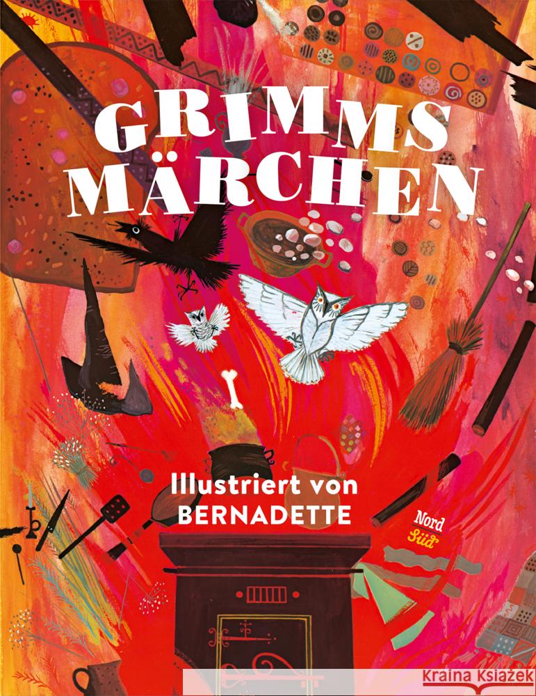 Grimms Märchen - Illustriert von Bernadette Grimm, Brüder 9783314106675 NordSüd Verlag - książka