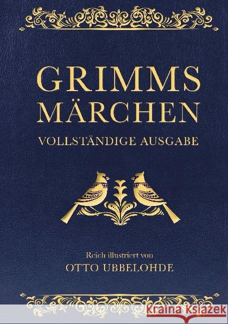 Grimms Märchen (Cabra-Lederausgabe) : Kinder- und Hausmärchen. Mit den Illustrationen von Otto Ubbelohde Grimm, Jacob; Grimm, Wilhelm 9783730602041 Anaconda - książka