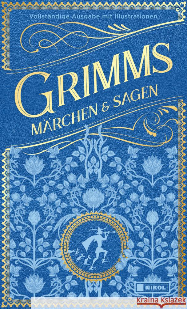 Grimms Märchen und Sagen (vollständige Ausgabe) Grimm, Jacob, Grimm, Wilhelm 9783868207644 Nikol Verlag - książka