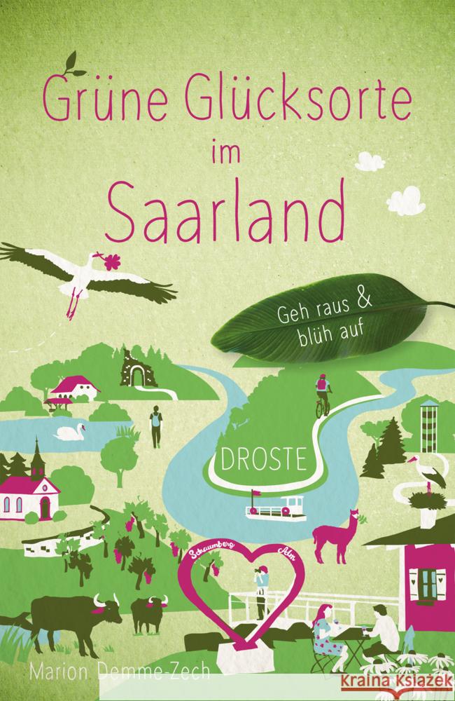 Grüne Glücksorte im Saarland Demme-Zech, Marion 9783770026340 Droste - książka