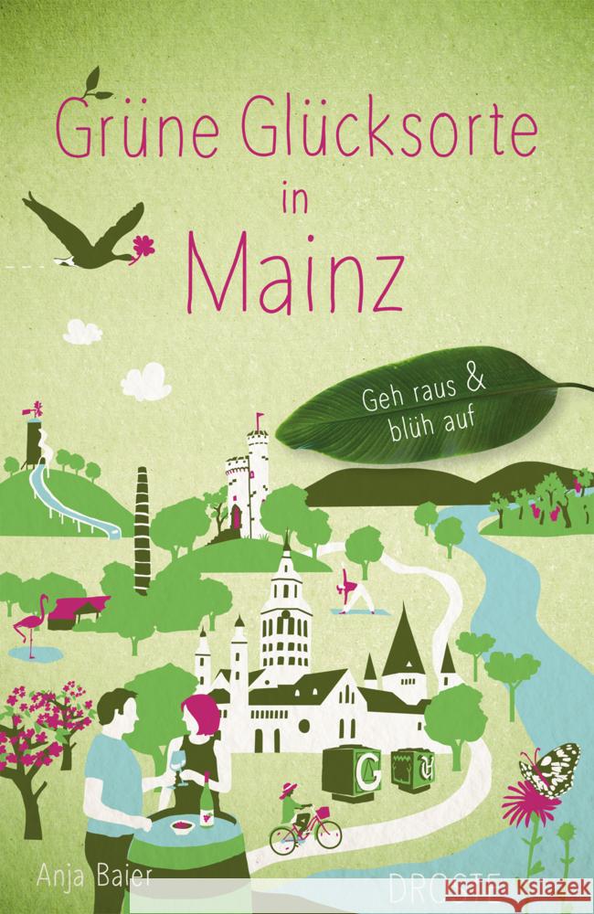 Grüne Glücksorte in Mainz Baier, Anja 9783770025824 Droste - książka