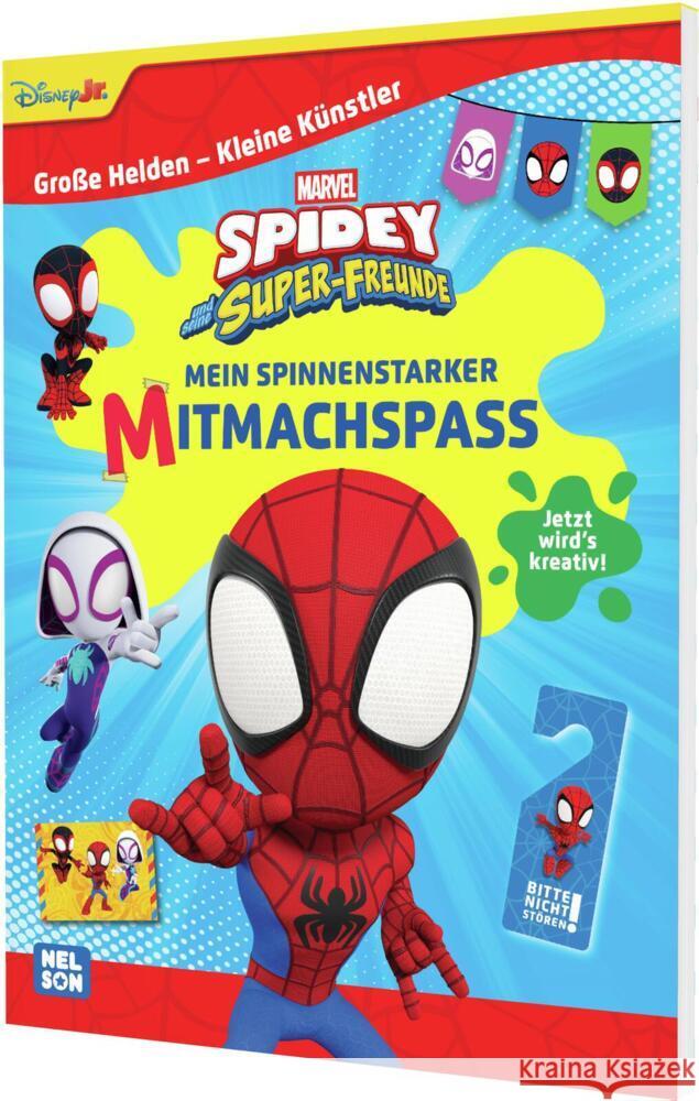 Große Helden - Kleine Künstler: Spidey und seine Super-Freunde: Mein spinnenstarker Mitmachspaß  9783845130743 Nelson - książka
