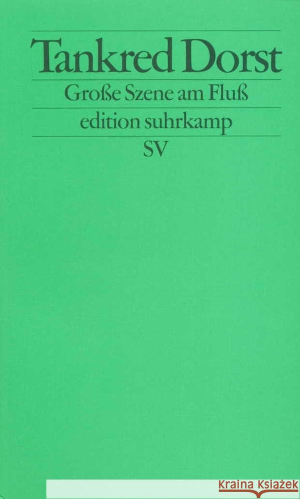 Große Szene am Fluß Dorst, Tankred 9783518121313 Suhrkamp Verlag - książka