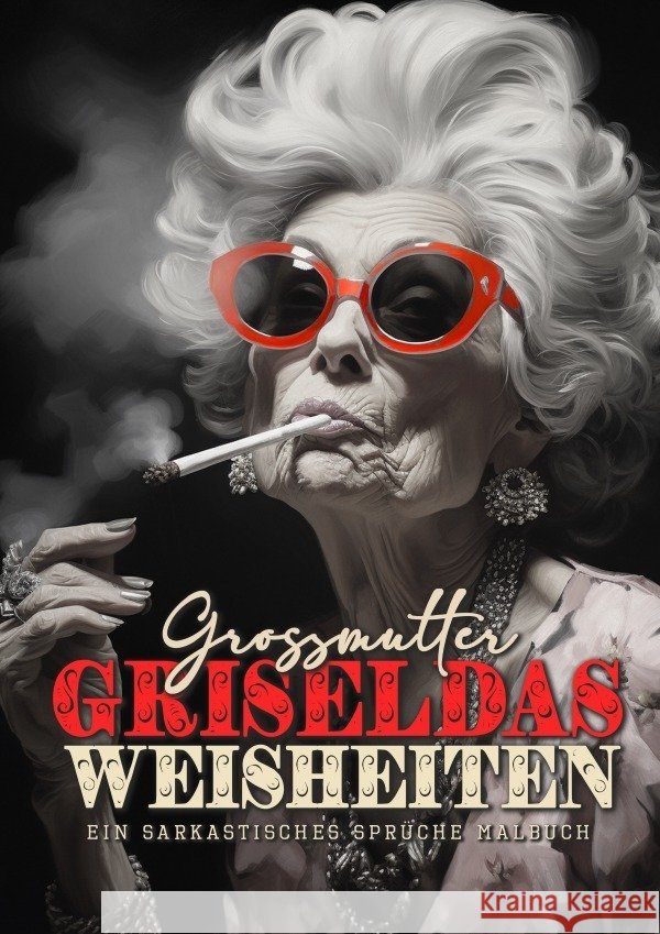 Grossmutter Griseldas Weisheiten - Ein sarkastisches Sprüche Malbuch Publishing, Monsoon, Grafik, Musterstück 9783758426353 epubli - książka