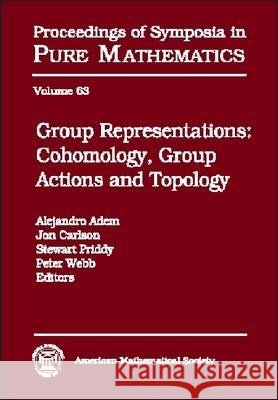 Group Representations Summer Research Institute on Cohomology, Representations, and Actions of Finite Groups, July 7-27, 1996, University of Washington, Seattle : Cohomology, Group Actions, and Topolo  9780821806586 AMERICAN MATHEMATICAL SOCIETY - książka
